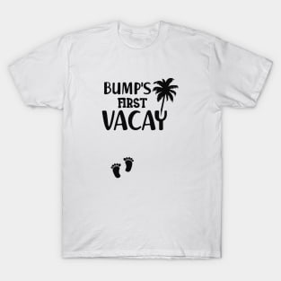 Pregnancy - Bump's first vacay T-Shirt